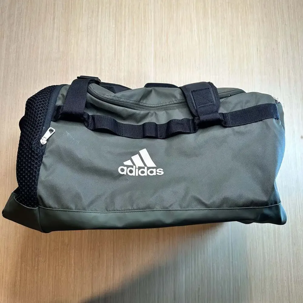 Adidas Team Issue II Medium Duffel Bag in Green Oxide